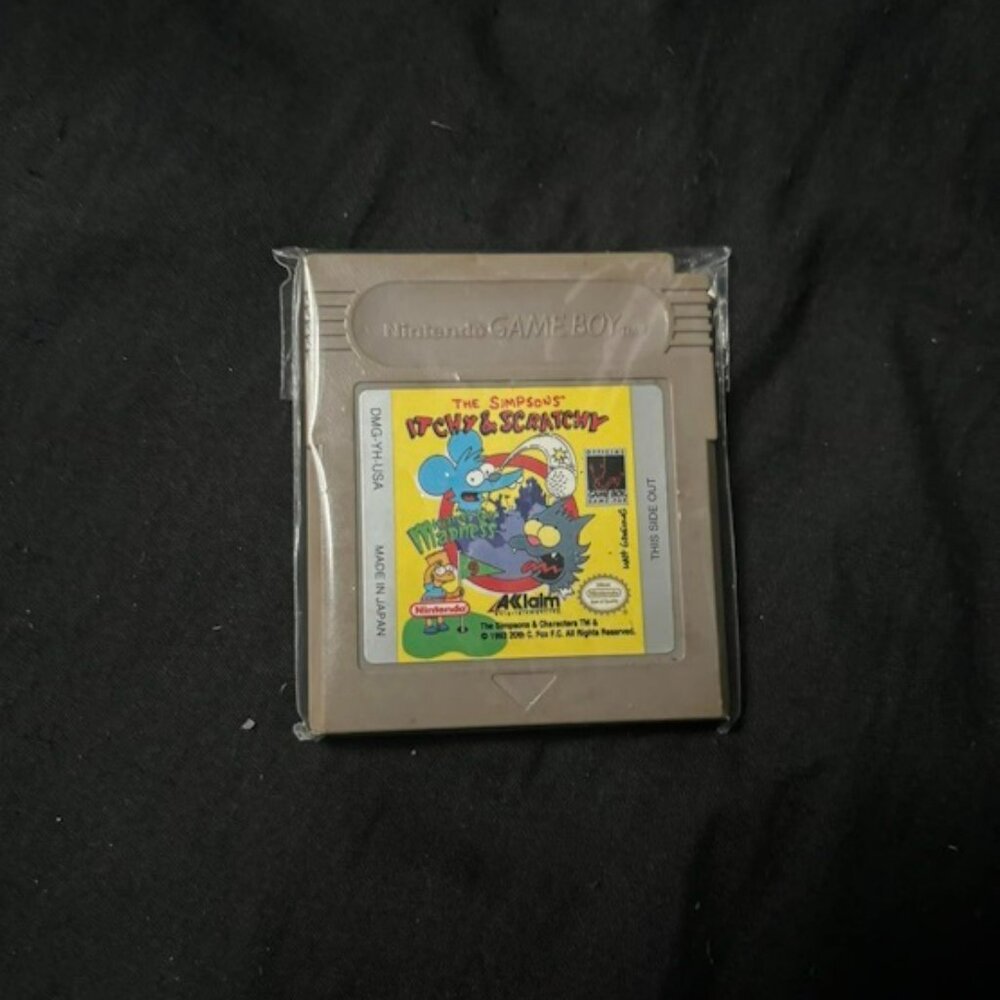Gameboy The Simpsons Itchy & Scratchy in Miniature Golf Madness